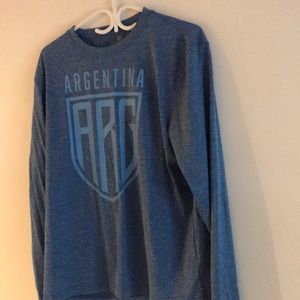Argentina World Cup long sleeve athletic tee super thin and silky!